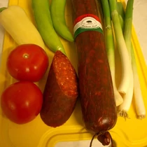 Békési Körös csemege vastag kolbász kuláréban 0,7 kg